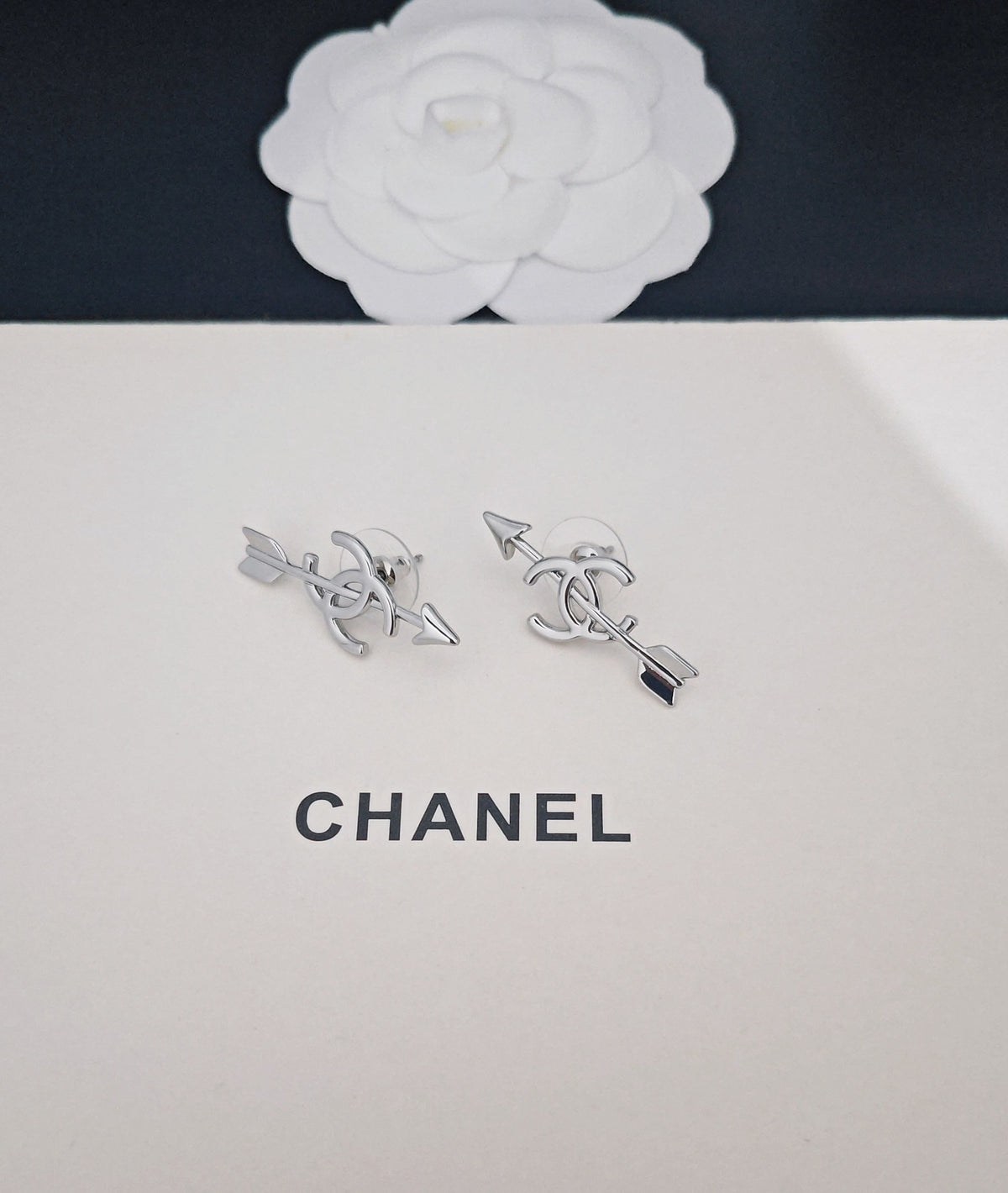 Chanel Arrow Stud Earrings - album image 4
