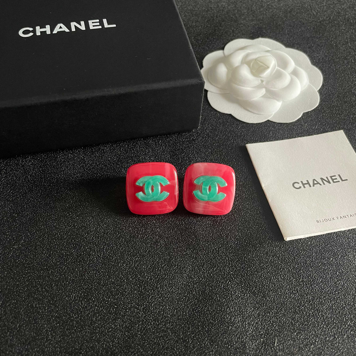 Chanel Interlocking C Stud Earrings - album image 6