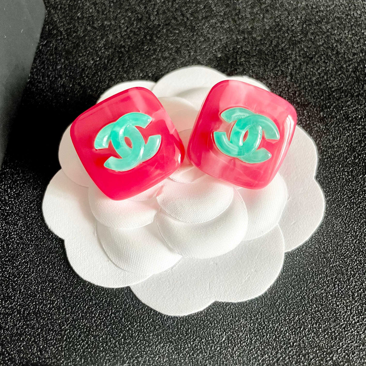 Chanel Interlocking C Stud Earrings - album image 8
