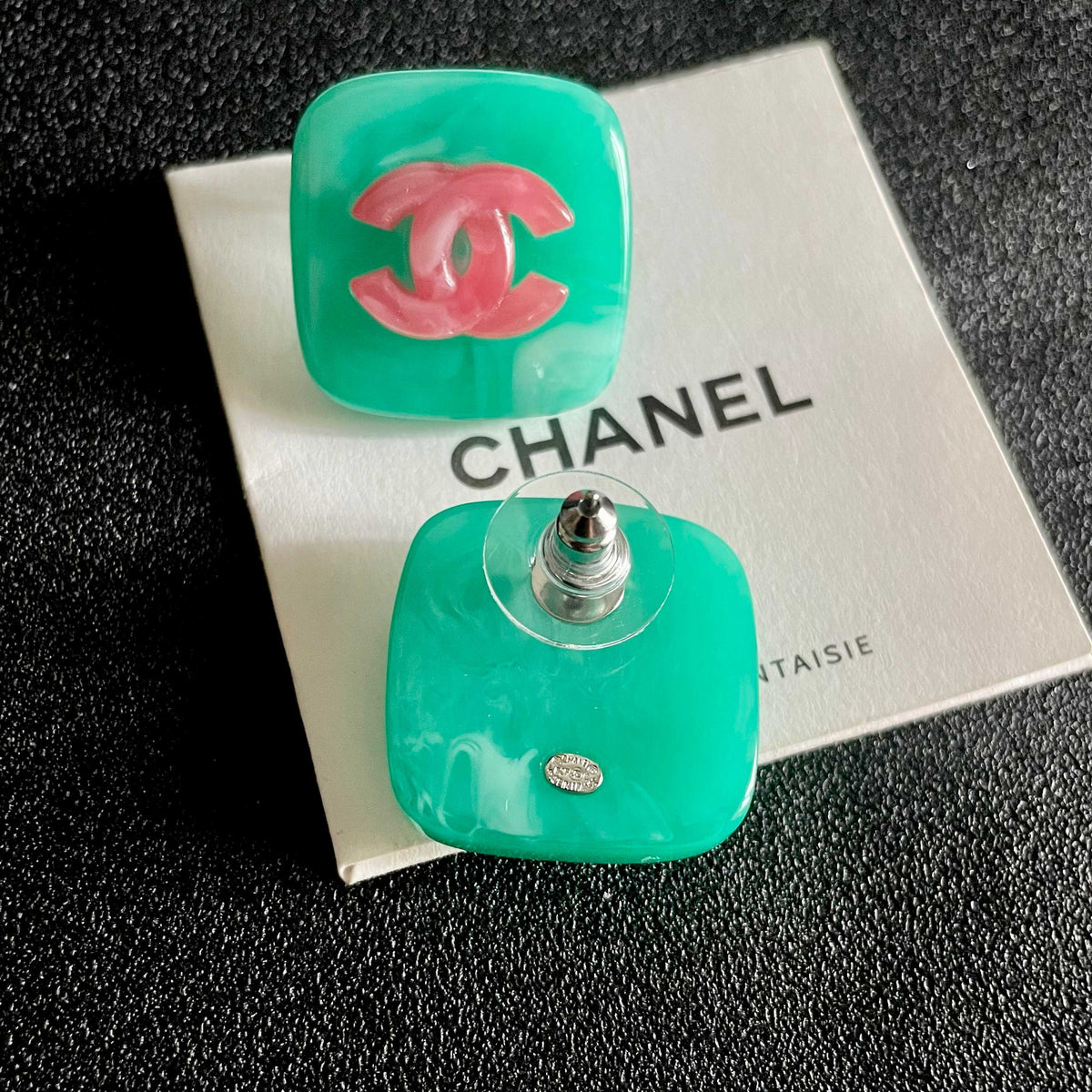 Chanel Interlocking C Stud Earrings - album image 7