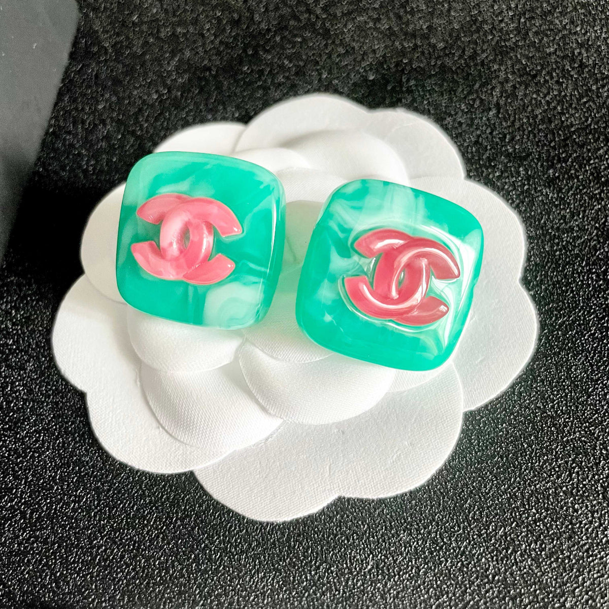 Chanel Interlocking C Stud Earrings - album image 8