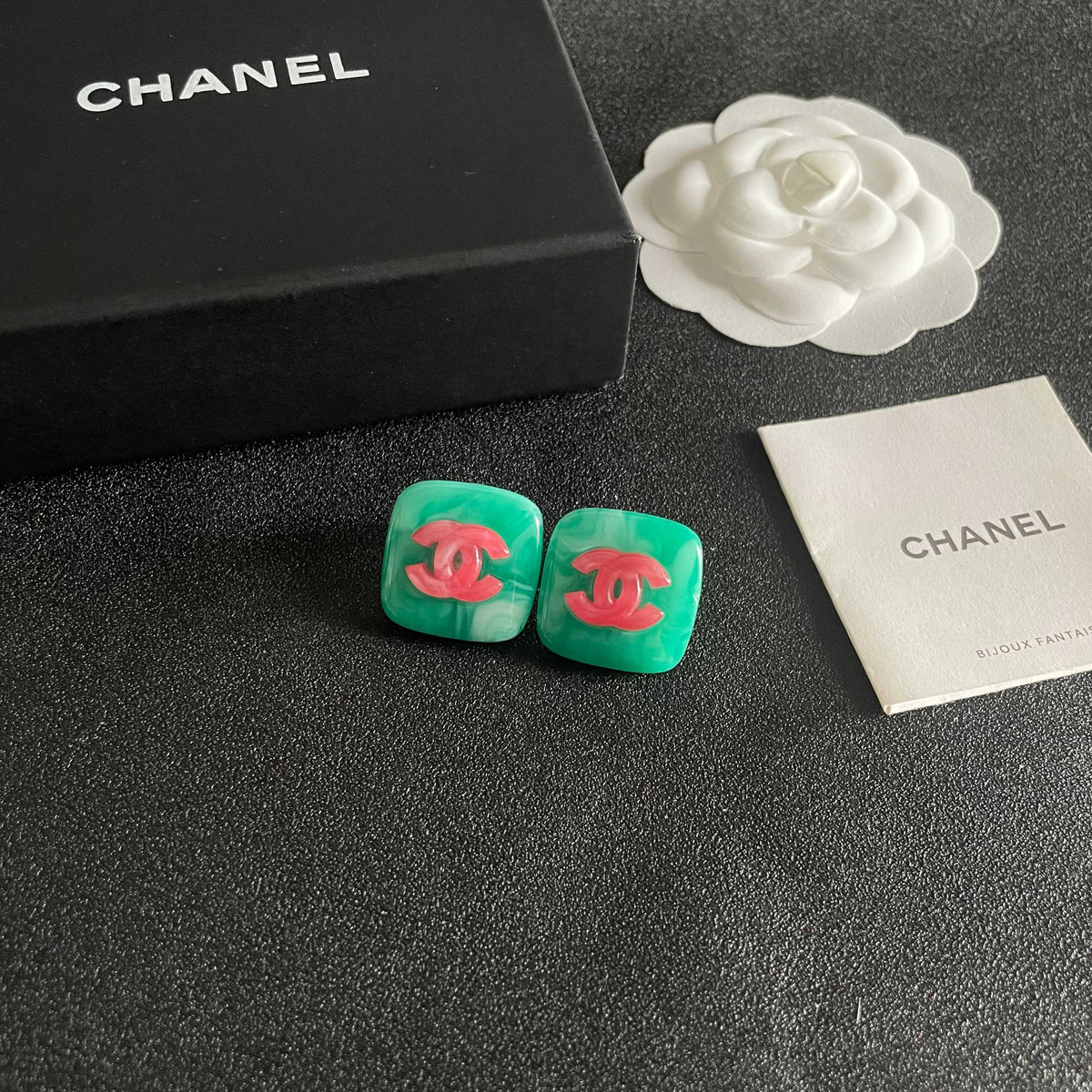 Chanel Interlocking C Stud Earrings - album image 6