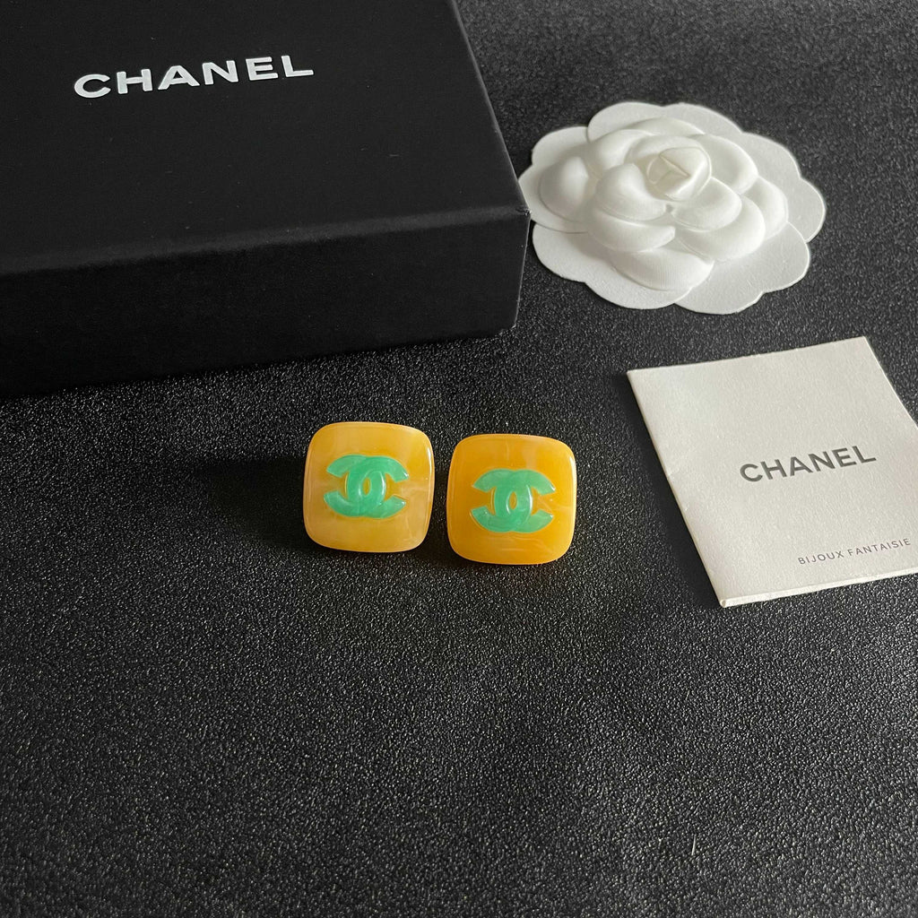 Chanel Interlocking C Stud Earrings - album image 6
