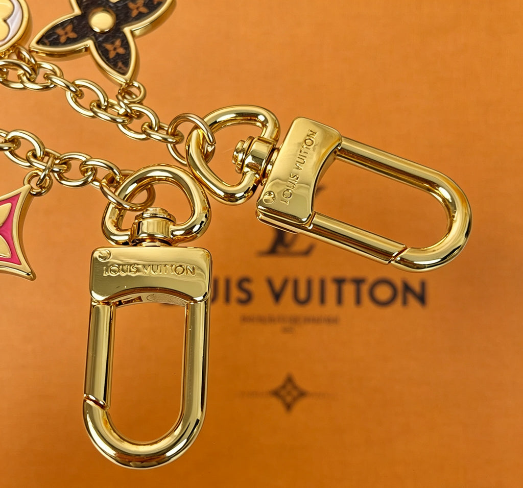 Louis Vuitton Spring Street Key Flower Monogram Letter Keychain - album image 6