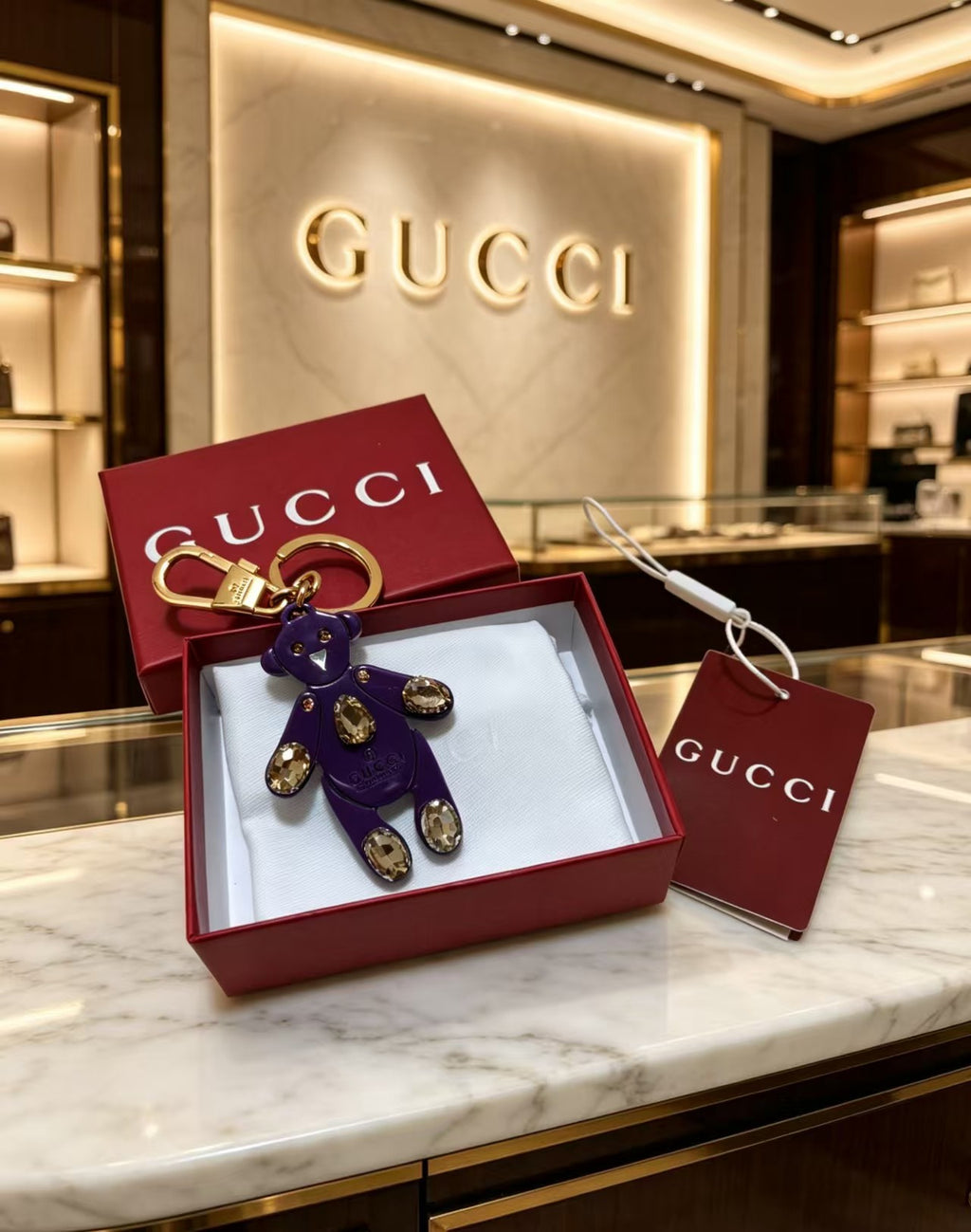 Gucci Key Gold-Tone Bag Charm - album image 1