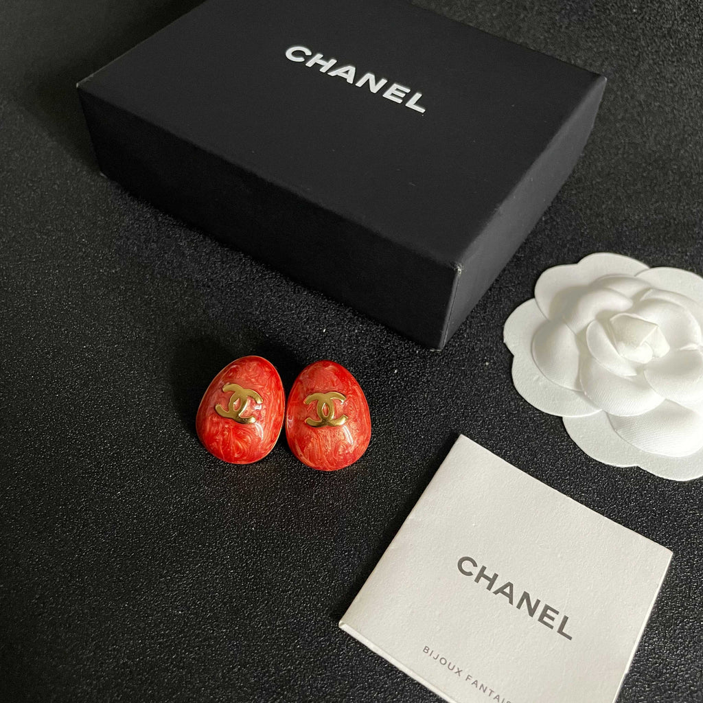 Chanel Interlocking C Stud Earrings - album image 5