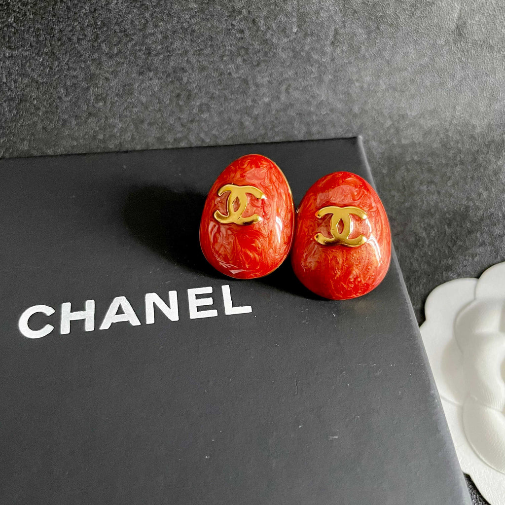 Chanel Interlocking C Stud Earrings - album image 9