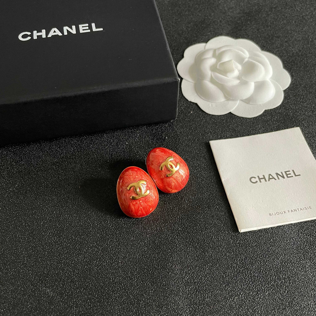 Chanel Interlocking C Stud Earrings - album image 6