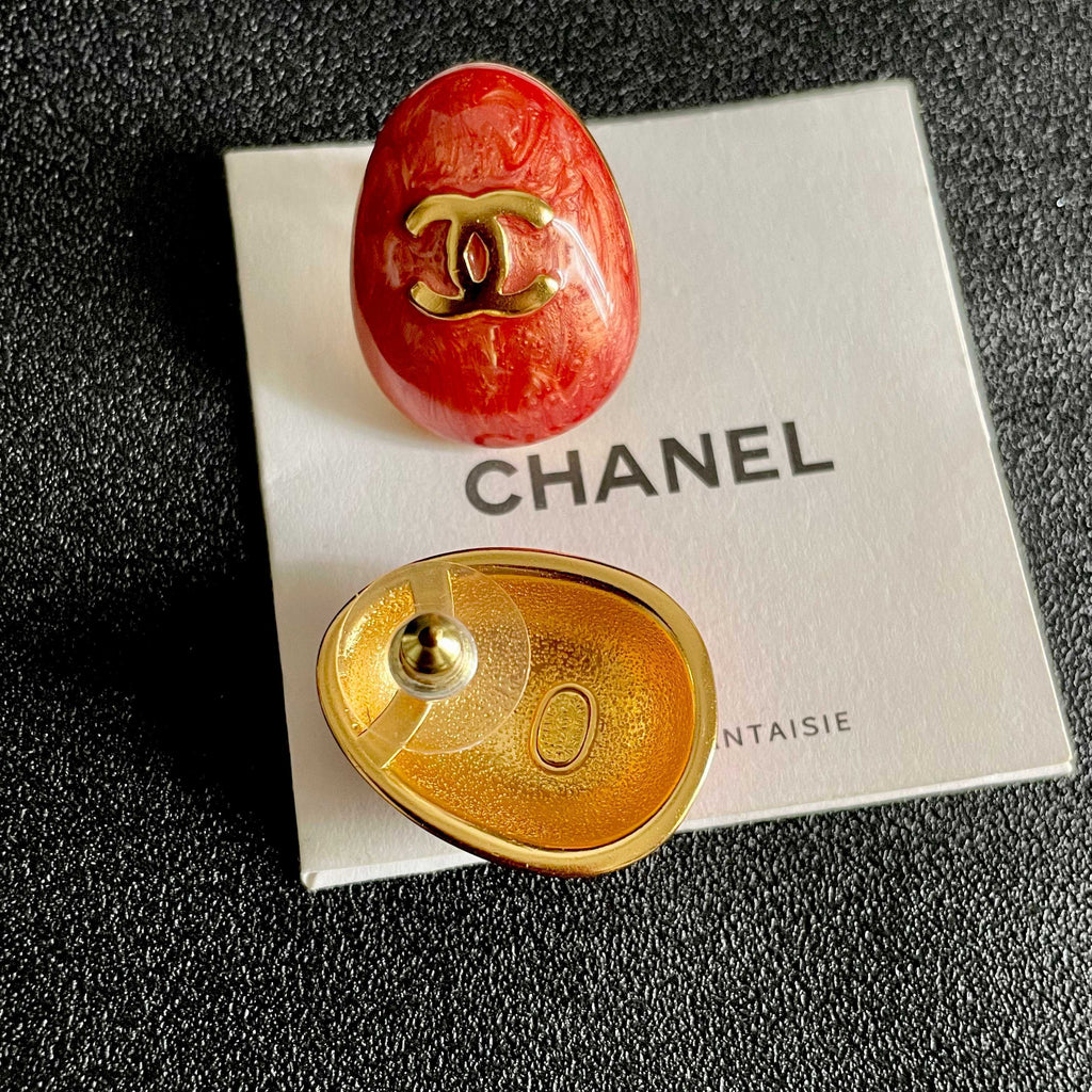 Chanel Interlocking C Stud Earrings - album image 7