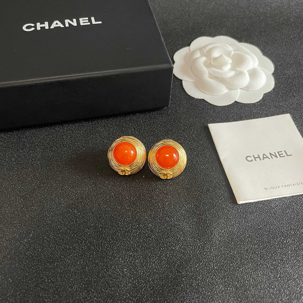 Chanel Interlocking C Stud Earrings - album image 6