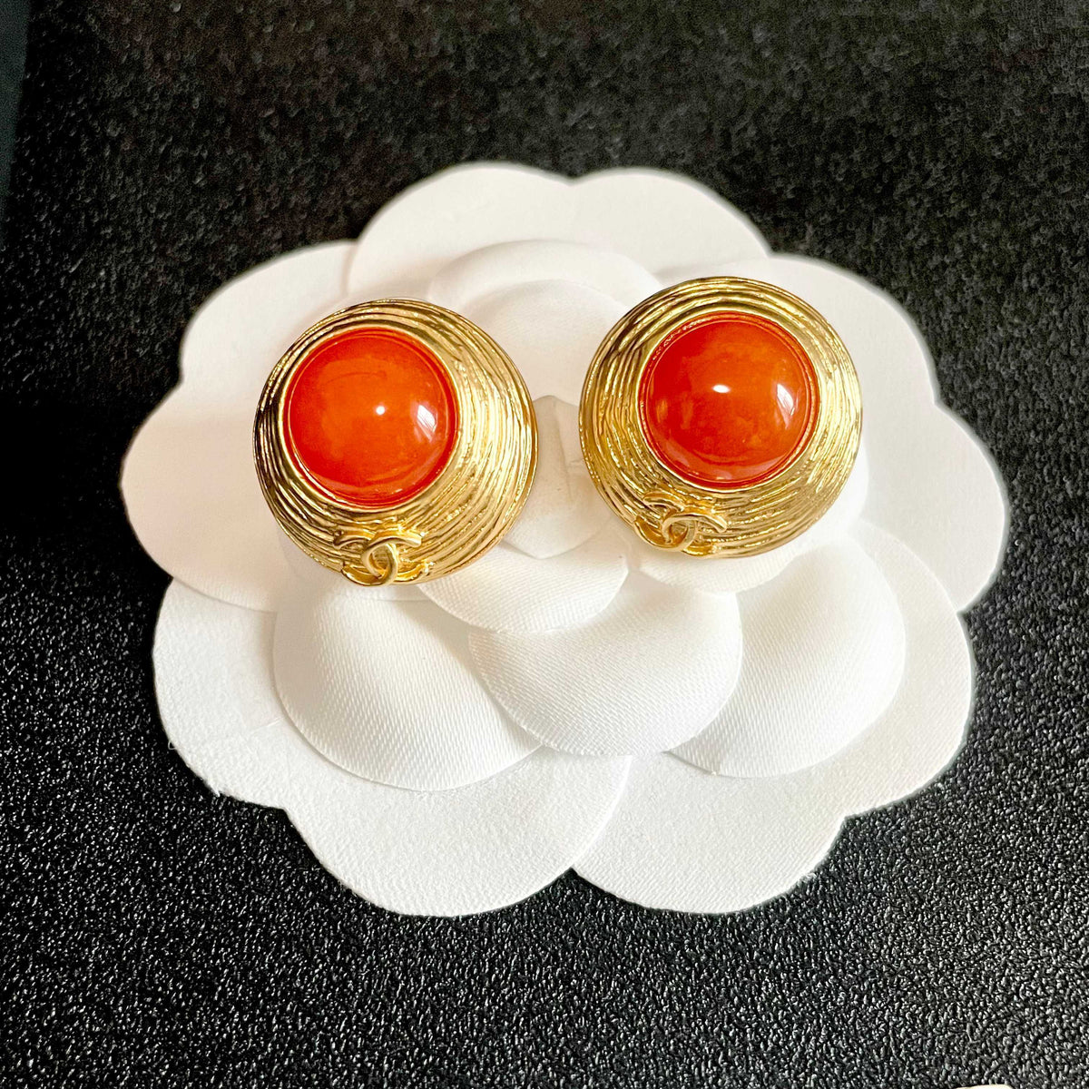 Chanel Interlocking C Stud Earrings - album image 8