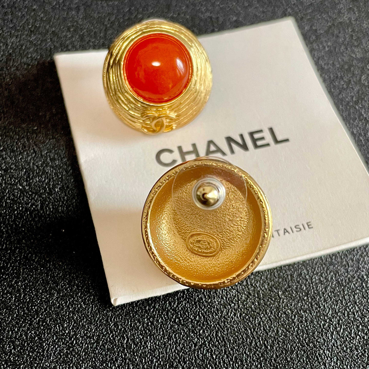 Chanel Interlocking C Stud Earrings - album image 7