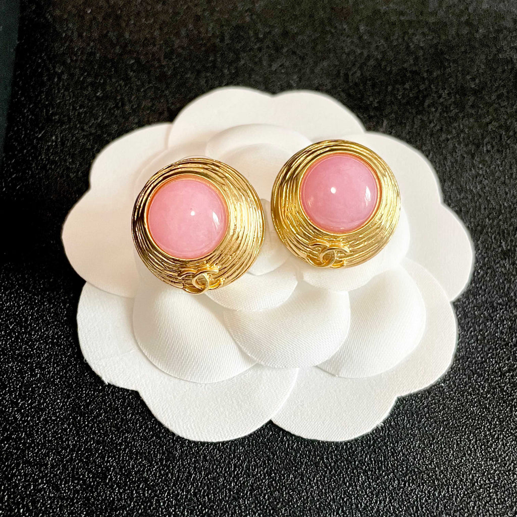 Chanel Interlocking C Stud Earrings - album image 8