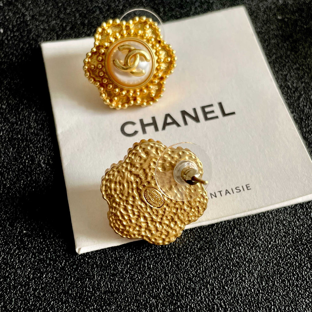 Chanel Interlocking C Stud Earrings - album image 7