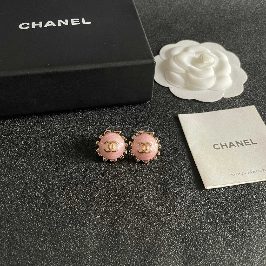 Chanel Interlocking C Stud Earrings - album image 6