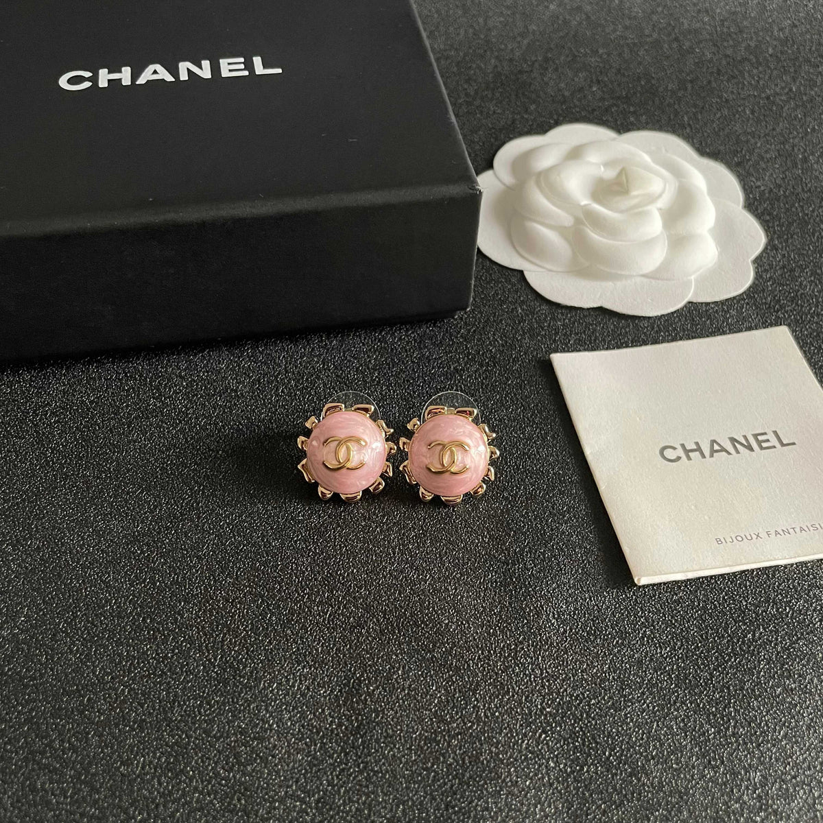 Chanel Interlocking C Stud Earrings - album image 6