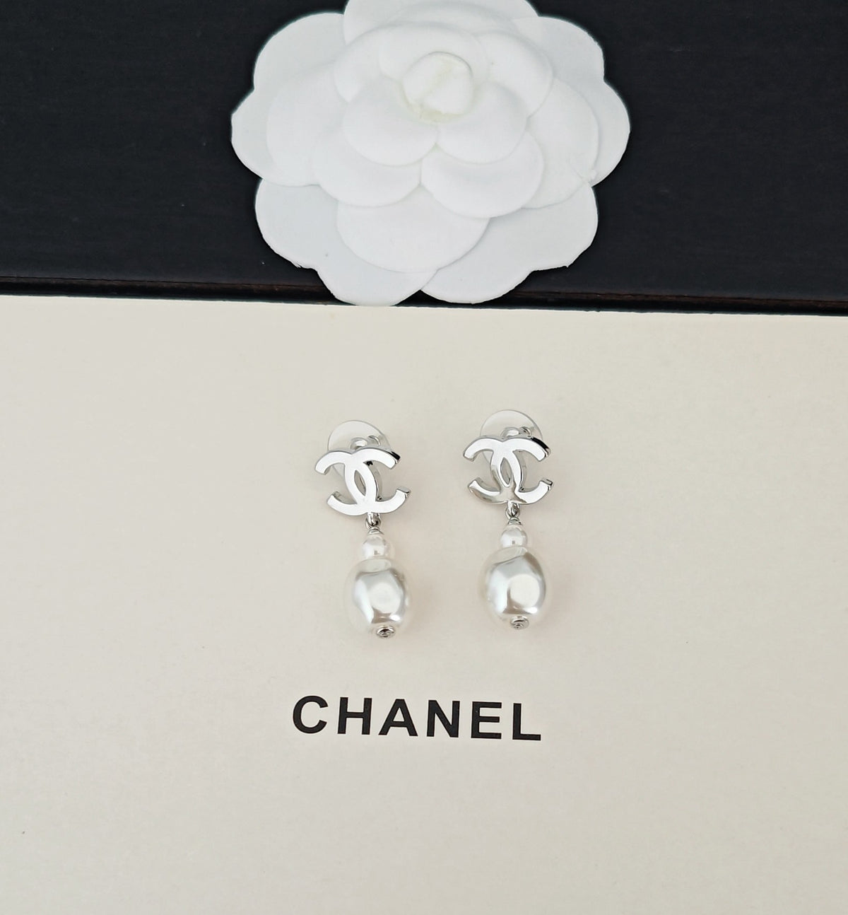 Chanel Pearl Earrings - album image 4