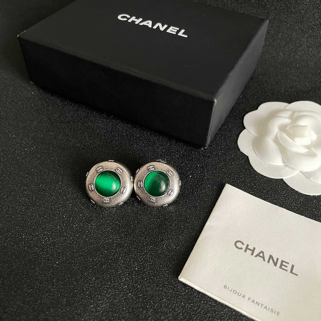 Chanel Interlocking C Stud Earrings - album image 5