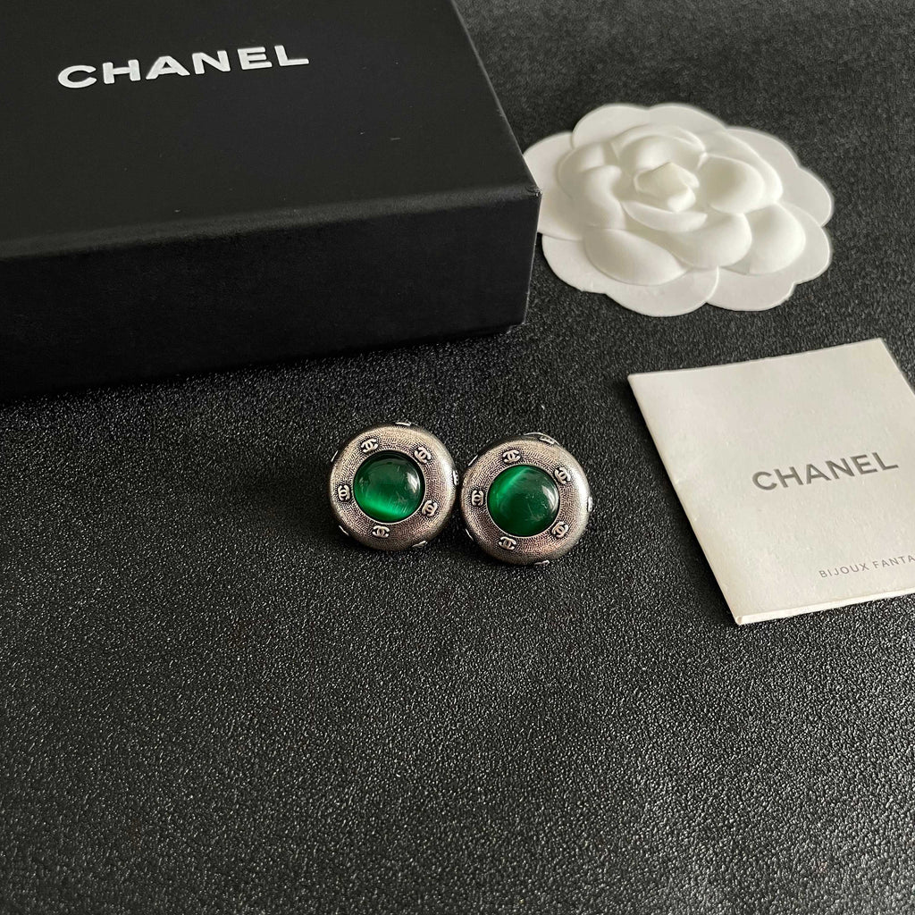 Chanel Interlocking C Stud Earrings - album image 6