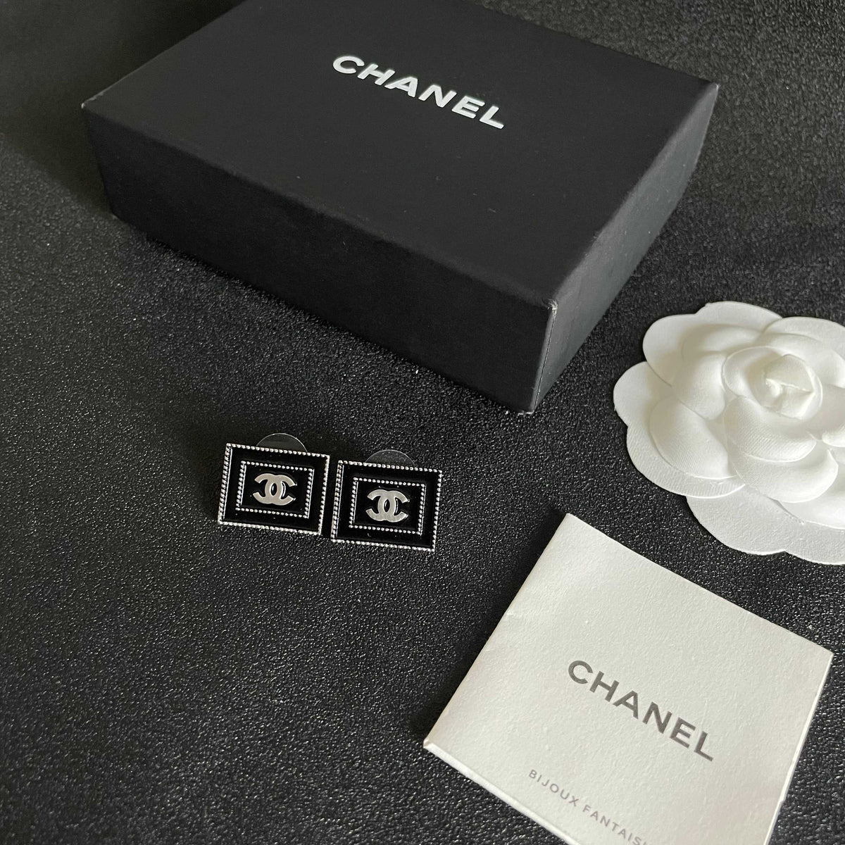 Chanel Interlocking C Stud Earrings - album image 5