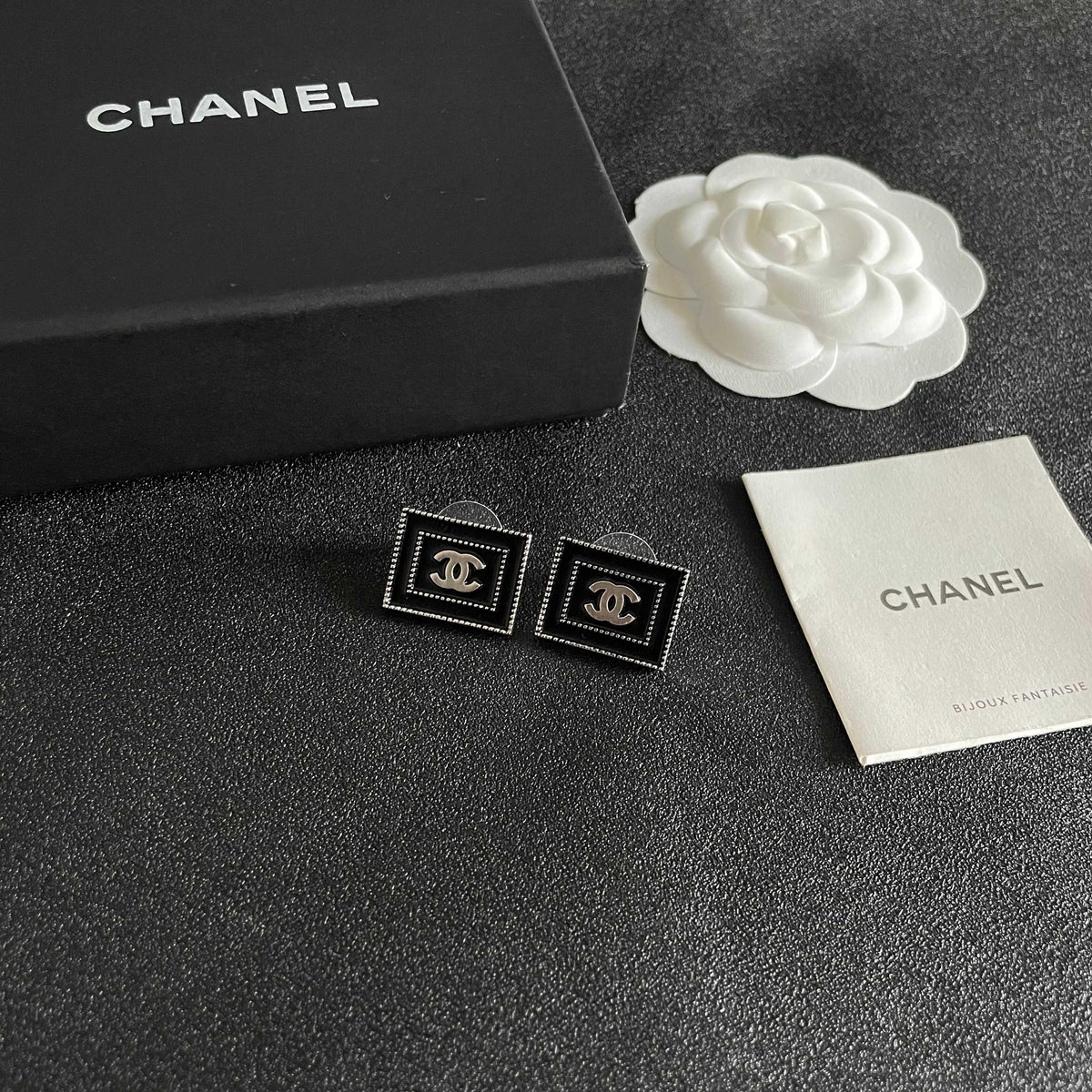 Chanel Interlocking C Stud Earrings - album image 6
