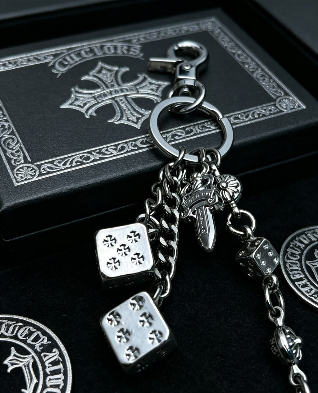Chrome Hearts Dice and Cross Wallet Chain - album image 5
