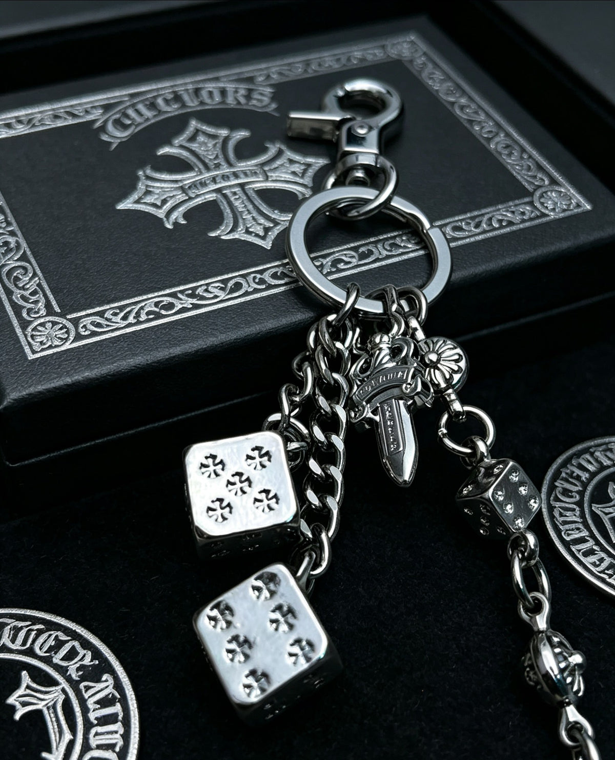 Chrome Hearts Dice and Cross Wallet Chain - album image 5