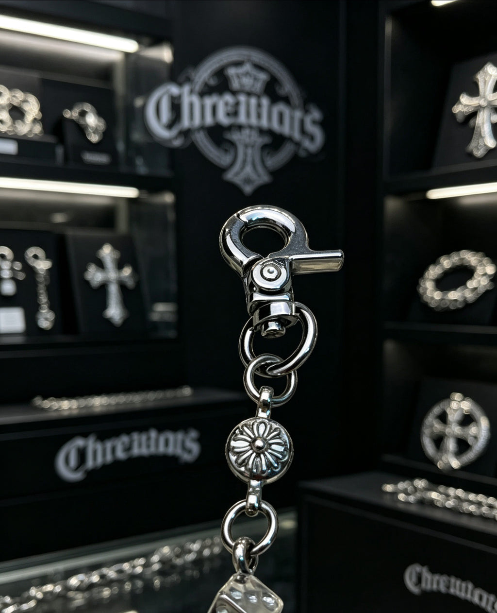 Chrome Hearts Dice and Cross Wallet Chain - album image 6