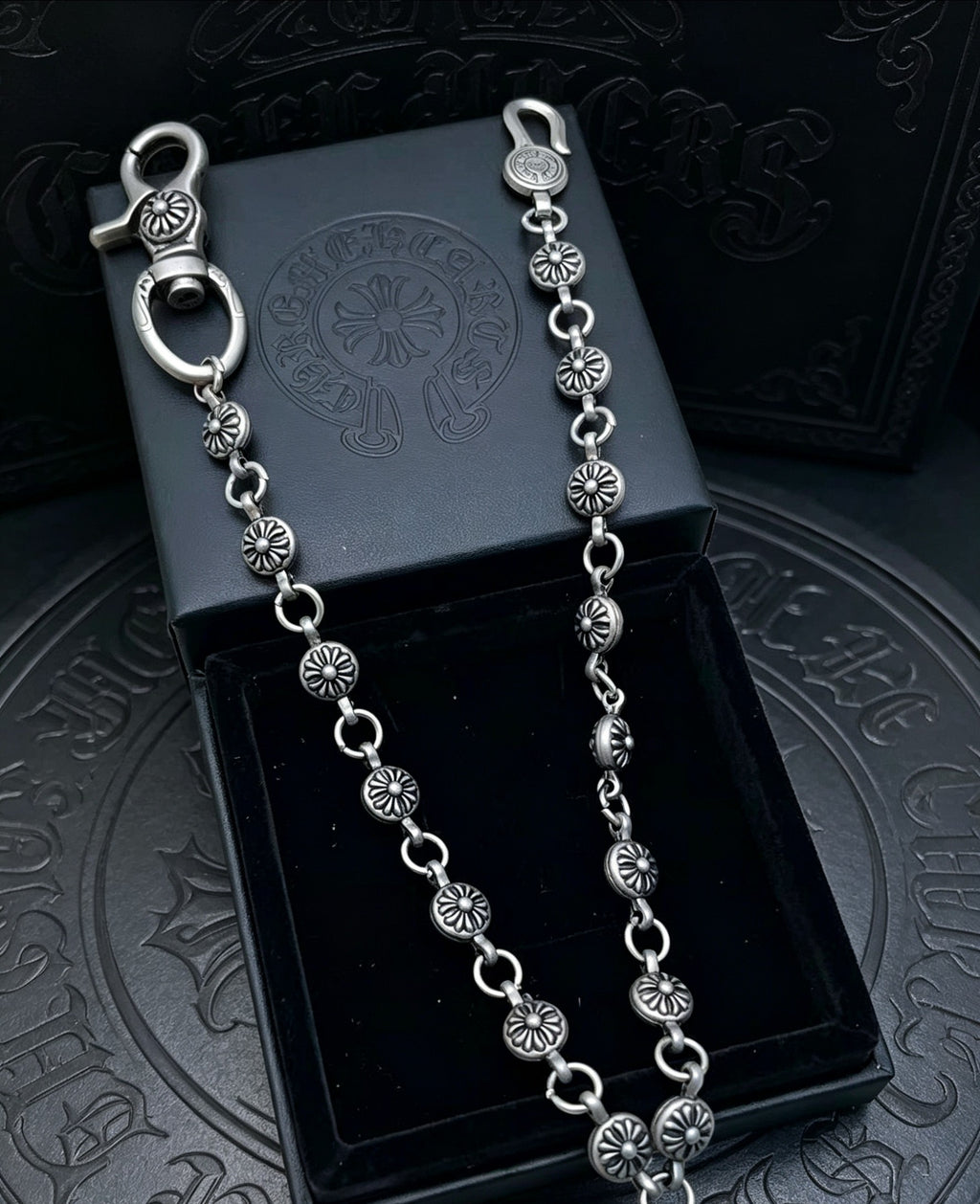 Chrome Hearts Cross Flower Wallet Chain - album image 4