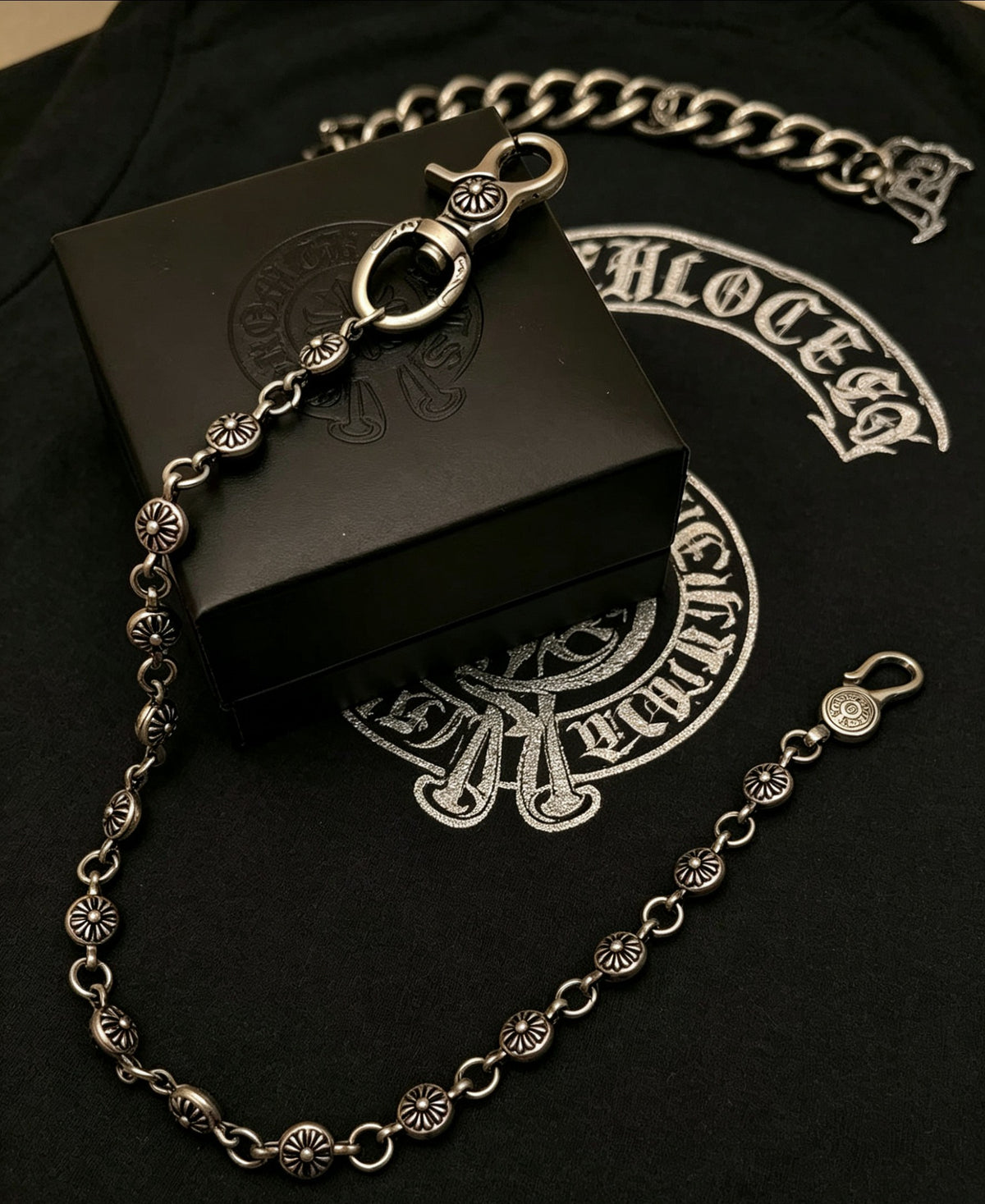 Chrome Hearts Cross Flower Wallet Chain - album image 3