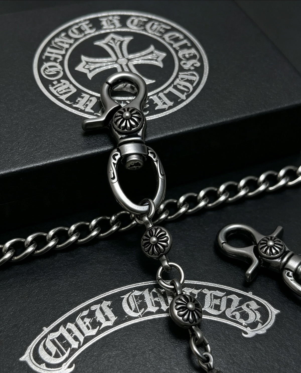 Chrome Hearts Cross Flower Wallet Chain - album image 5