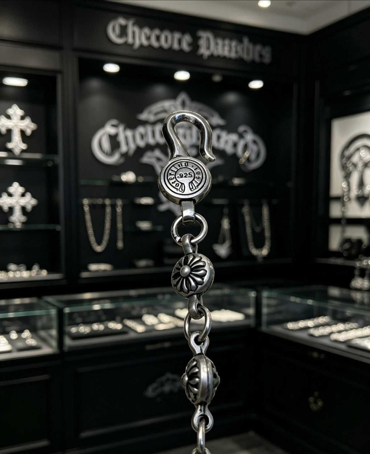 Chrome Hearts Cross Flower Wallet Chain - album image 6