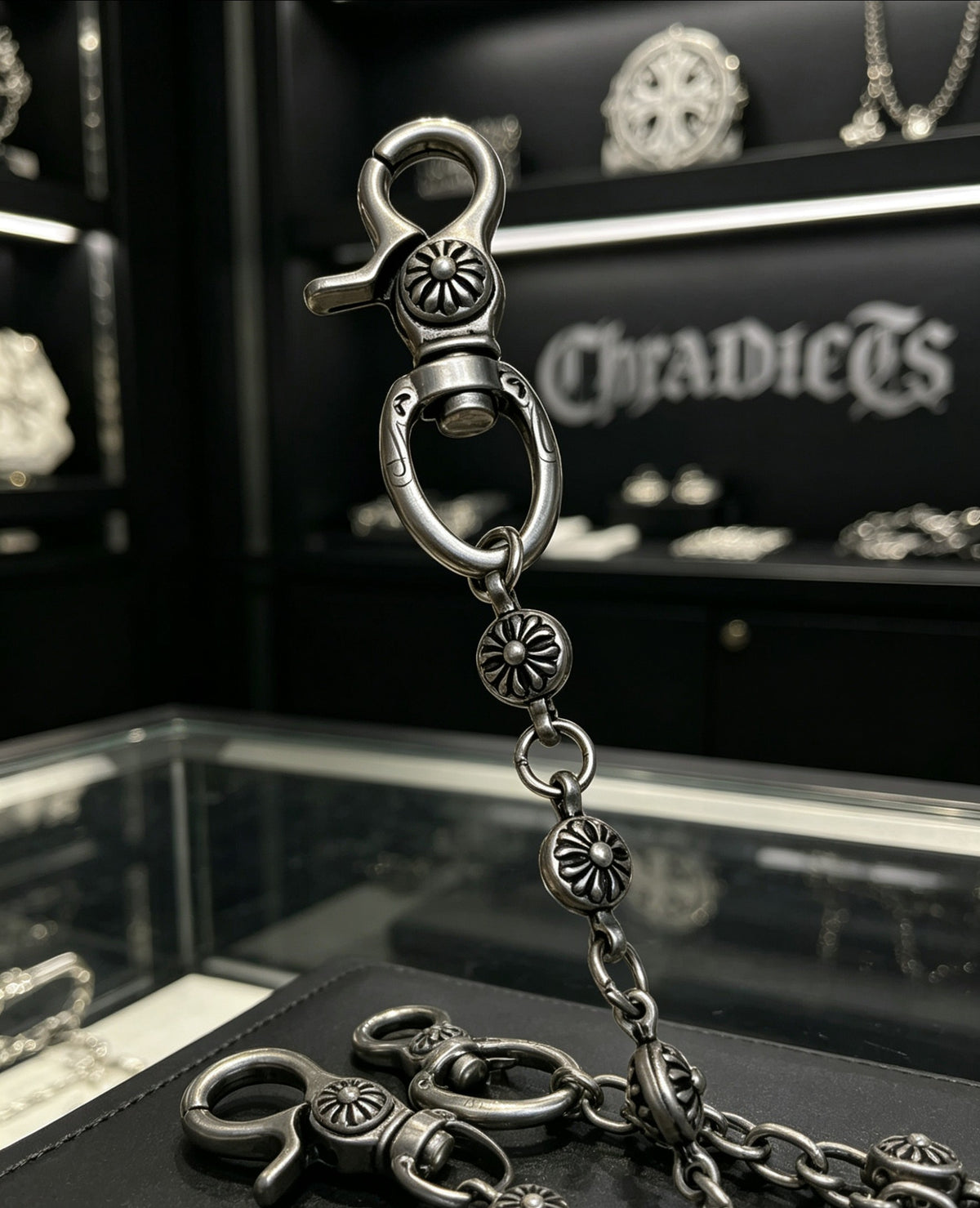 Chrome Hearts Cross Pendant Antiqued Chain Belt - album image 6