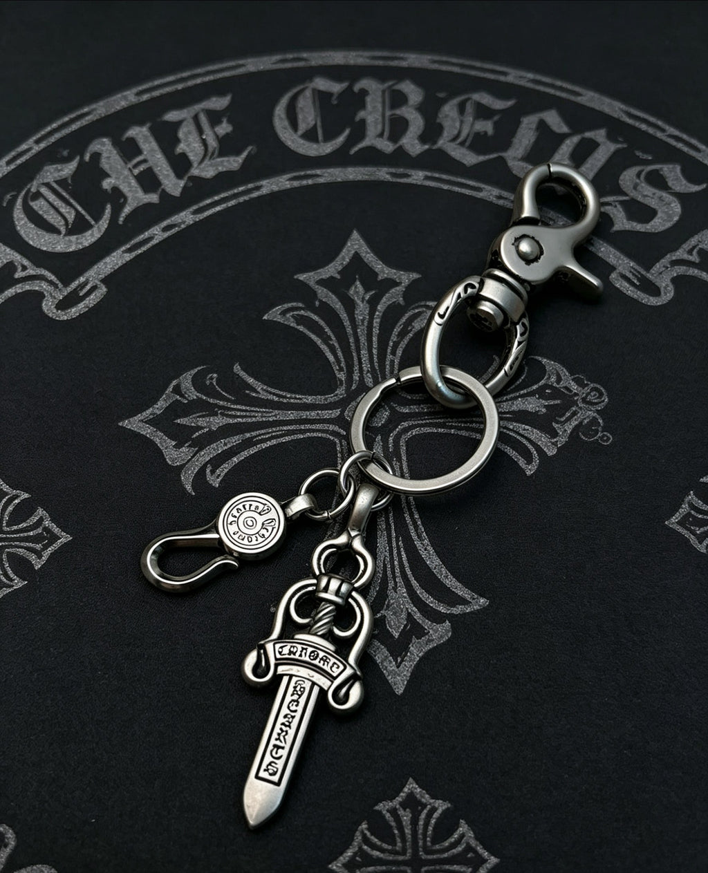 Chrome Hearts Sword Key Antiqued Chain Belt - album image 2