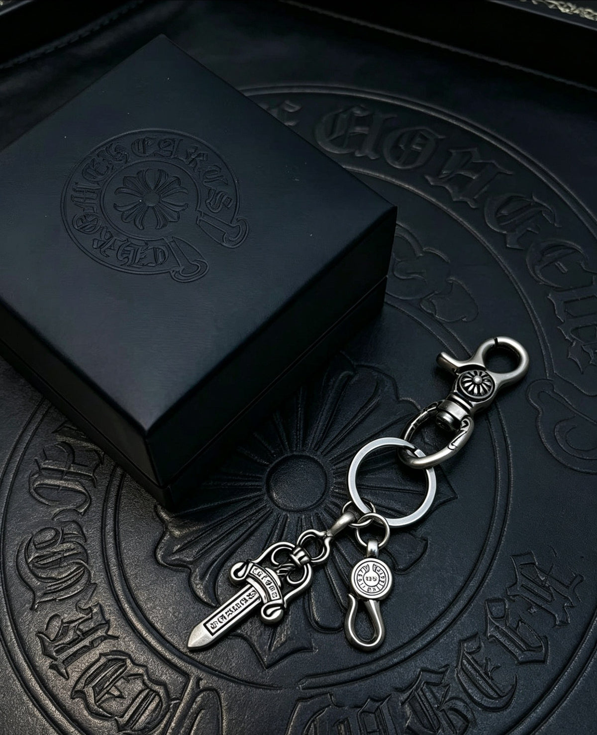 Chrome Hearts Dagger and Tag Clip Keychain - album image 4