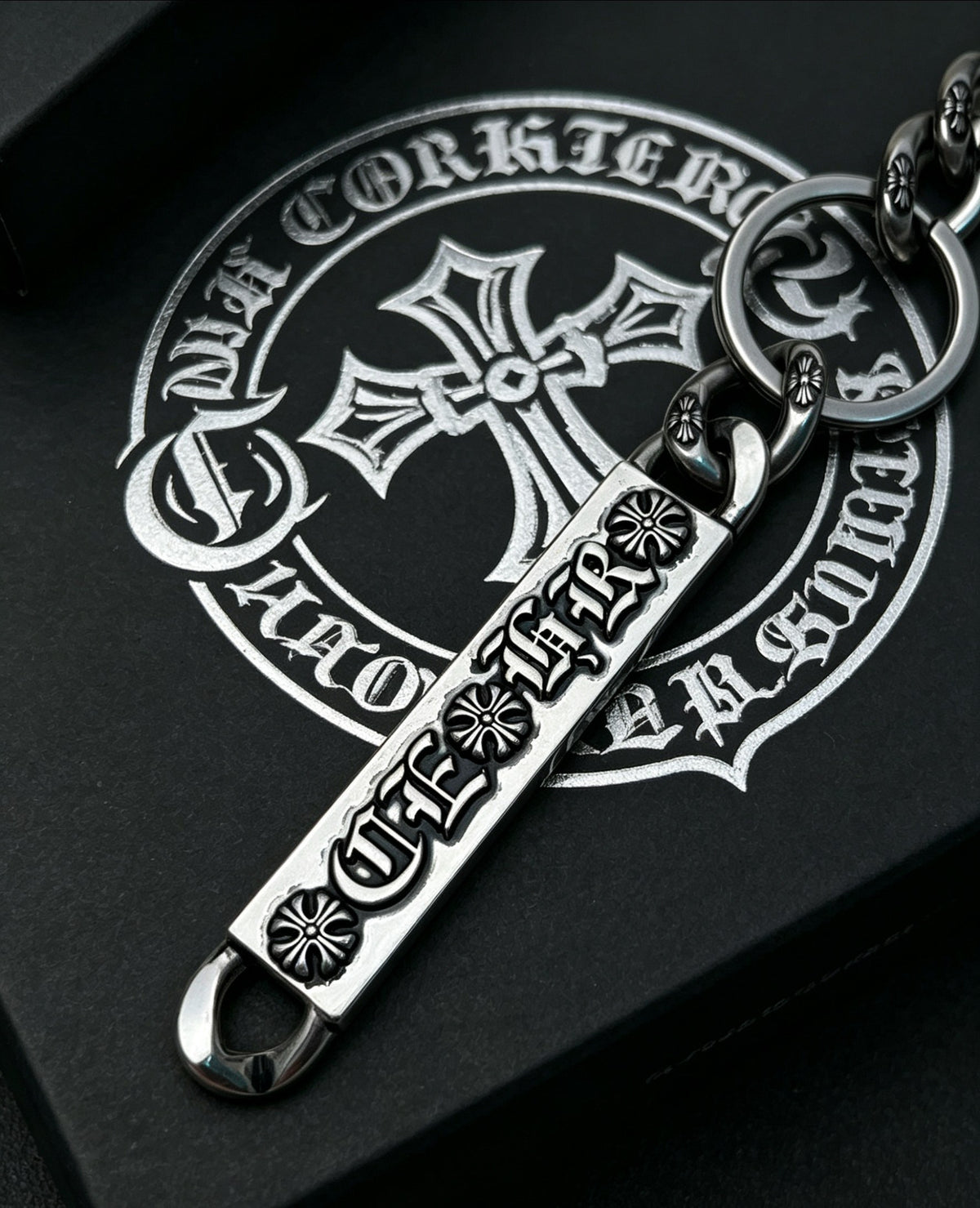Chrome Hearts Cross Plaque Key Antiqued Chain Belt - album image 2
