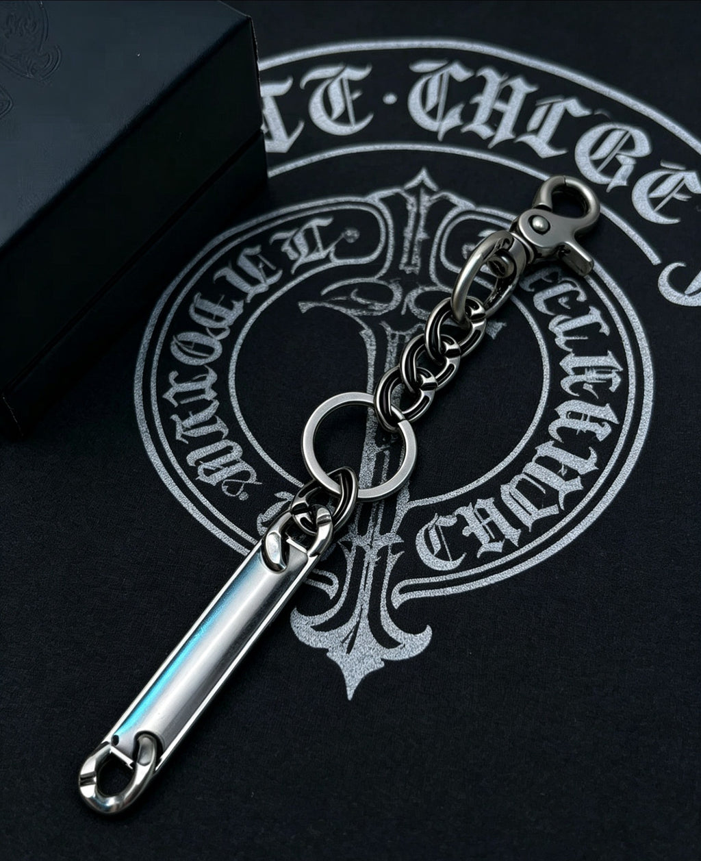 Chrome Hearts Cross Plaque Key Antiqued Chain Belt - album image 4
