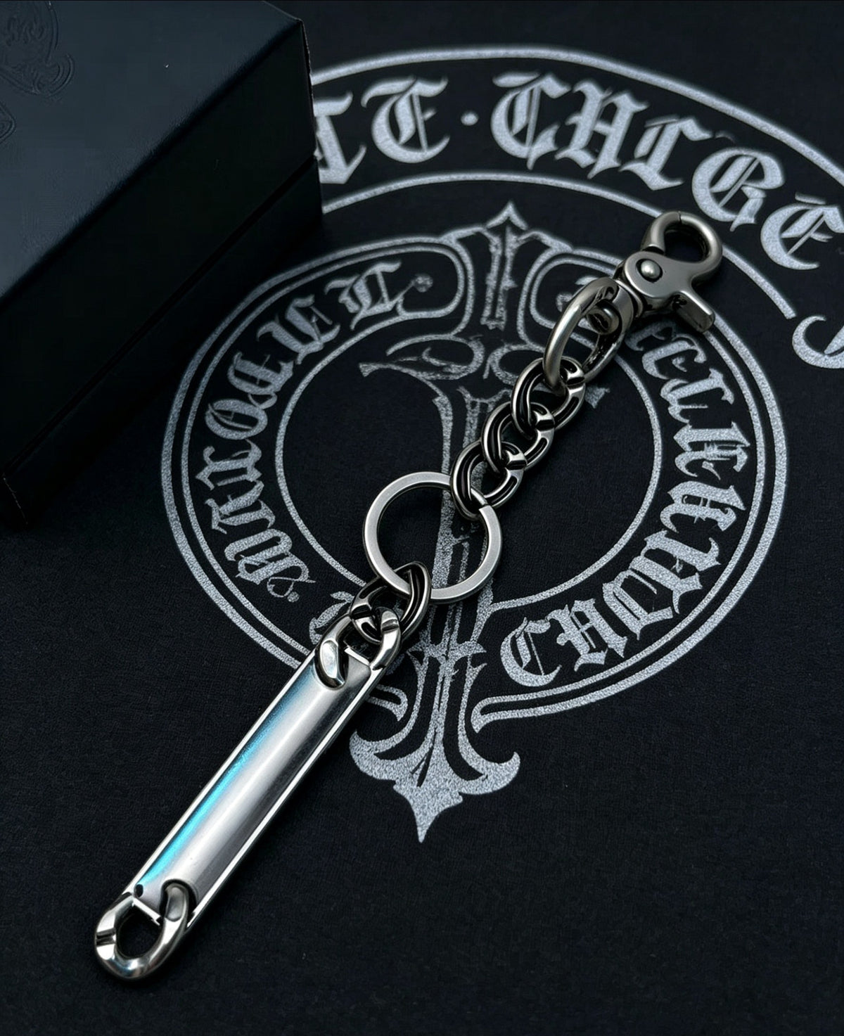 Chrome Hearts Cross Plaque Key Antiqued Chain Belt - album image 4