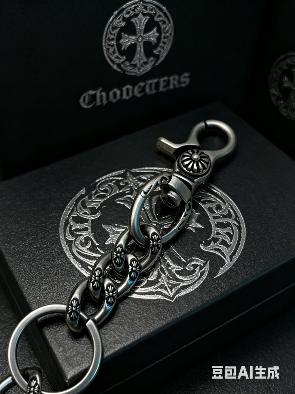 Chrome Hearts Cross Plaque Key Antiqued Chain Belt - album image 6