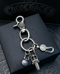 Chrome Hearts Dagger and Round Tag Keychain - album image 1