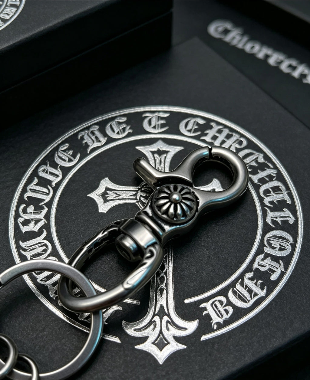 Chrome Hearts Dagger and Round Tag Keychain - album image 6