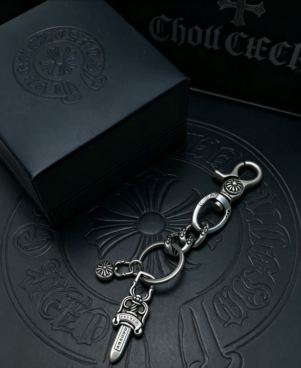 Chrome Hearts Long Dagger Ring Keychain - album image 4