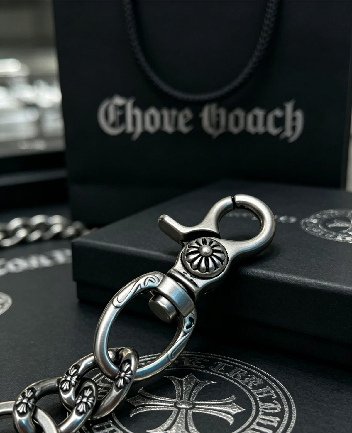 Chrome Hearts Long Dagger Ring Keychain - album image 6