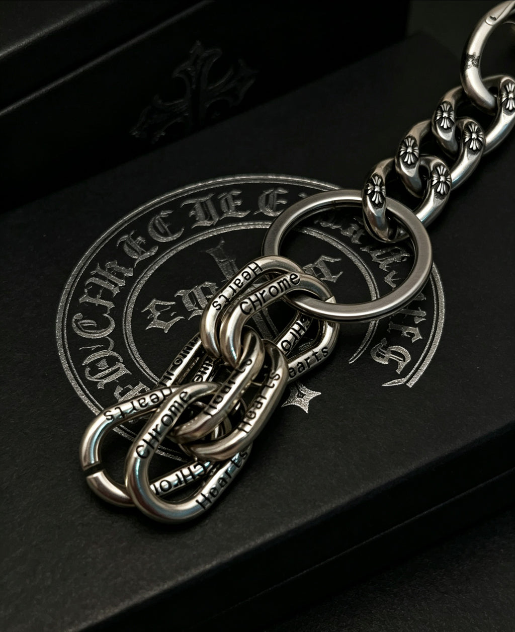 Chrome Hearts Lettered Link Clip Keychain - album image 5