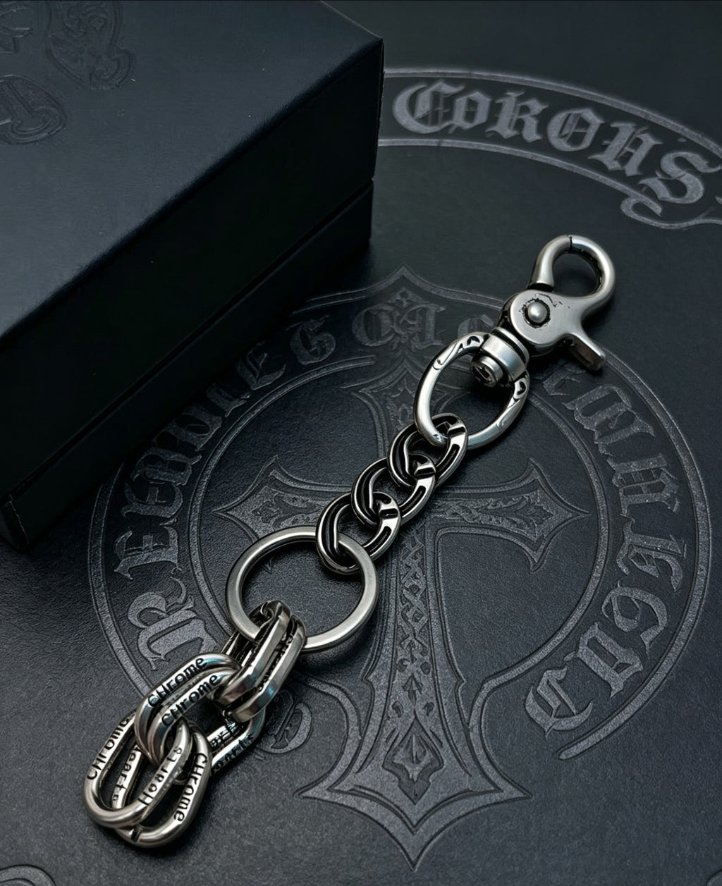 Chrome Hearts Cross Key Letter Antiqued Chain Chain Belt - album image 4