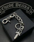 Chrome Hearts Sword Key Antiqued Chain Belt - album image 1