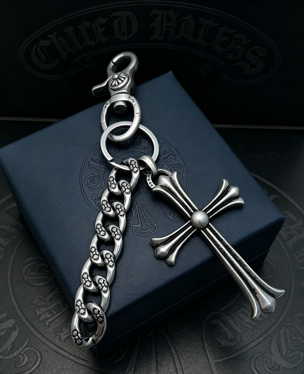 Chrome Hearts Cross Key Pendant Antiqued Chain Belt - album image 1