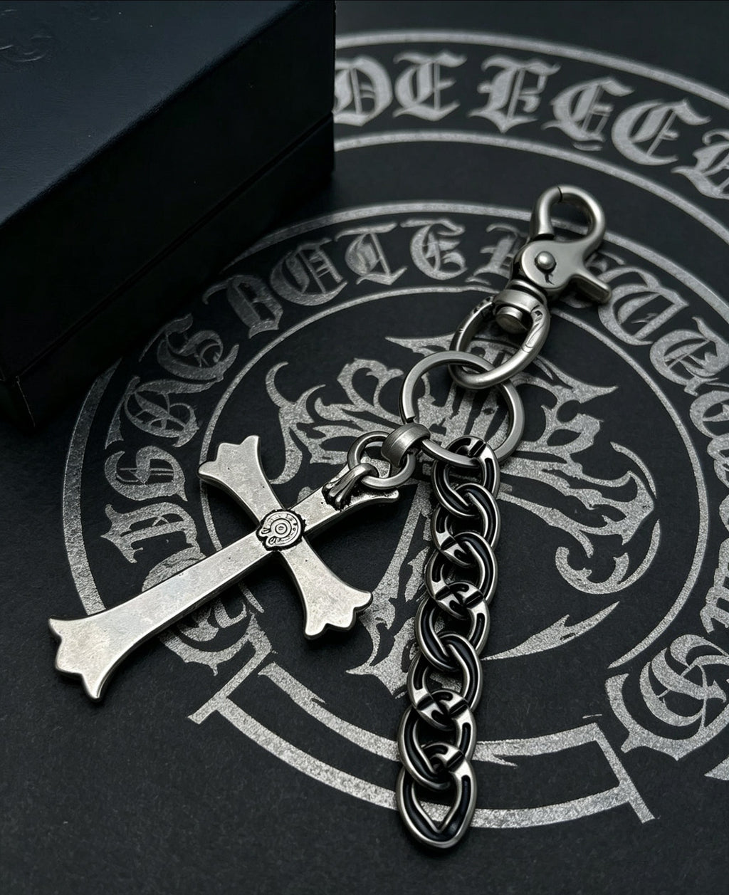 Chrome Hearts Long Cross Chain Key Ring - album image 4