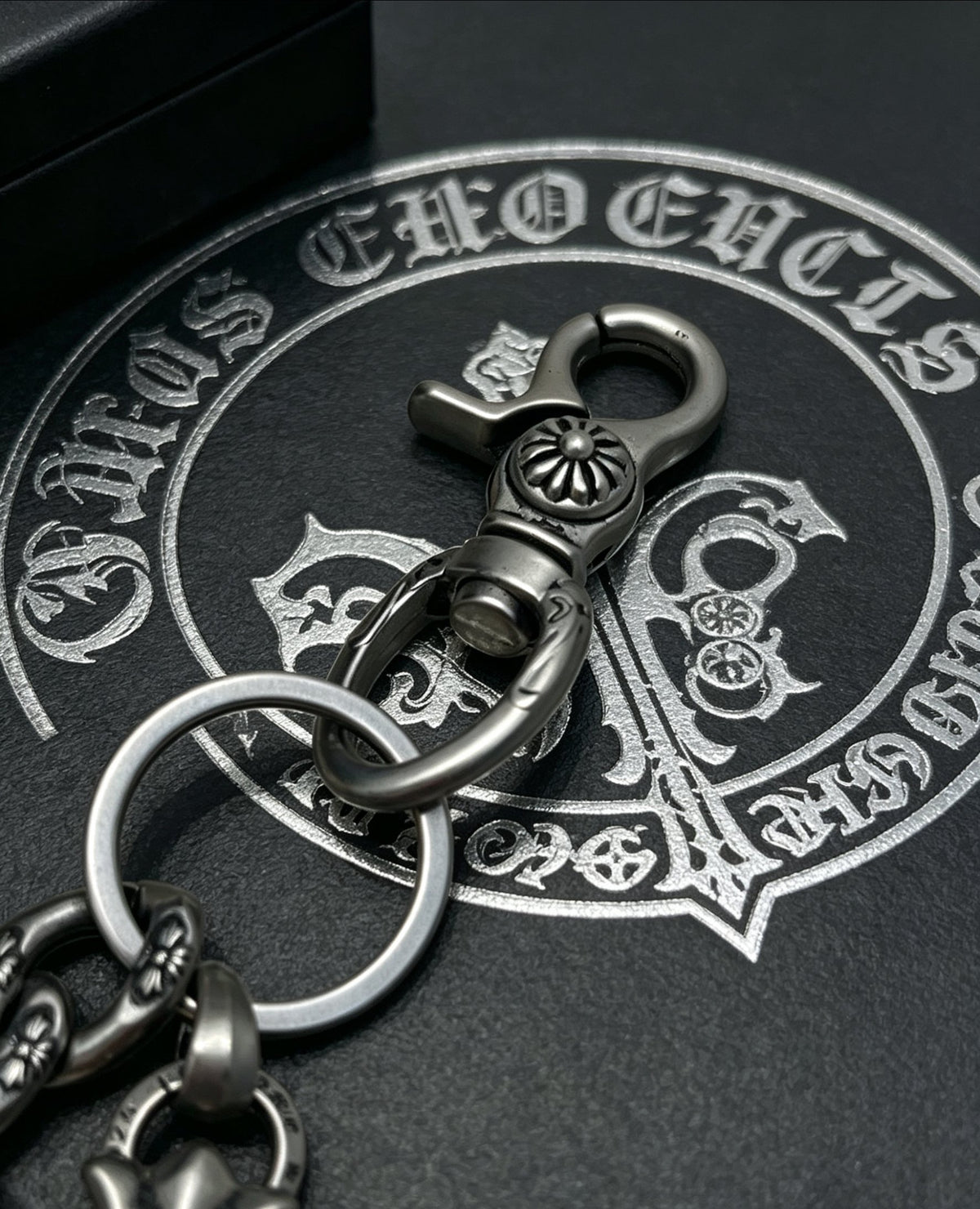 Chrome Hearts Cross Key Pendant Antiqued Chain Belt - album image 6