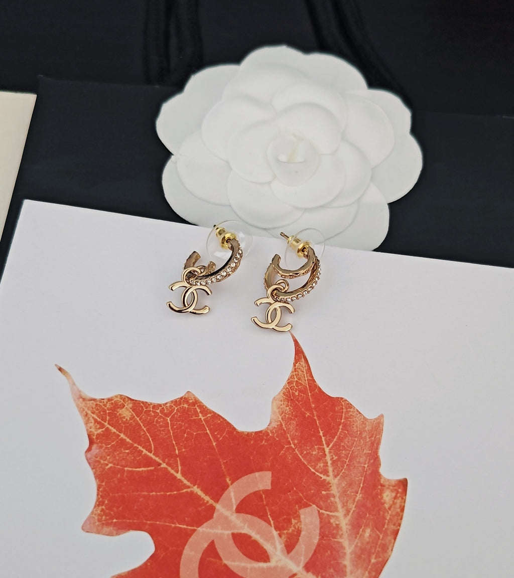 Chanel Double-Layer Earrings - album image 5